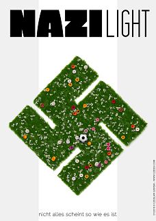politischer Poster von Czeslaw Gorski - nazi light 1 nicht alles ist so wie es scheint