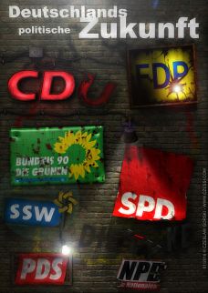 politischer Poster von Czeslaw Gorski - deutschlands politische zukunft
