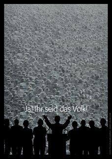 politischer Poster von Czeslaw Gorski - ihr seid das volk