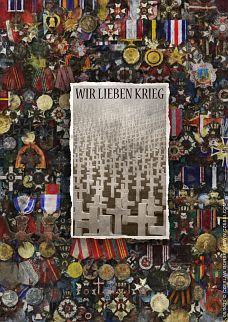 politischer Poster von Czeslaw Gorski - wir lieben krieg