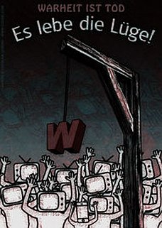 politischer Poster von Czeslaw Gorski - warheit ist tod