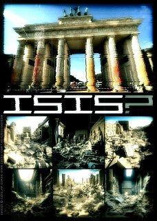 politischer Poster von Czeslaw Gorski - isis in berlin