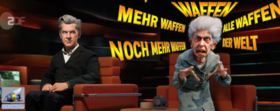 politischer Poster von Czeslaw Gorski - kriegstreiberei als beruf