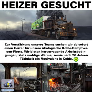 politischer Poster von Czeslaw Gorski - heizer gesucht